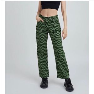 NWT Ragged Preist wave Jean lime green size 30